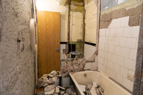 Shower Tile Demolition in Concord